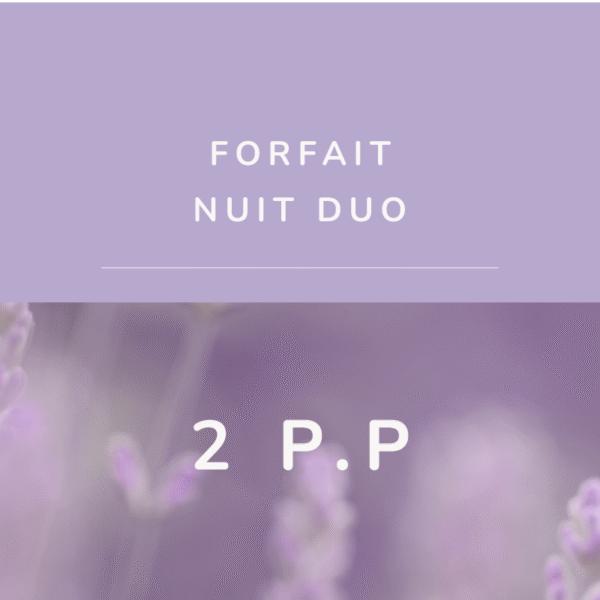 Forfait nuit à 2, $599 total