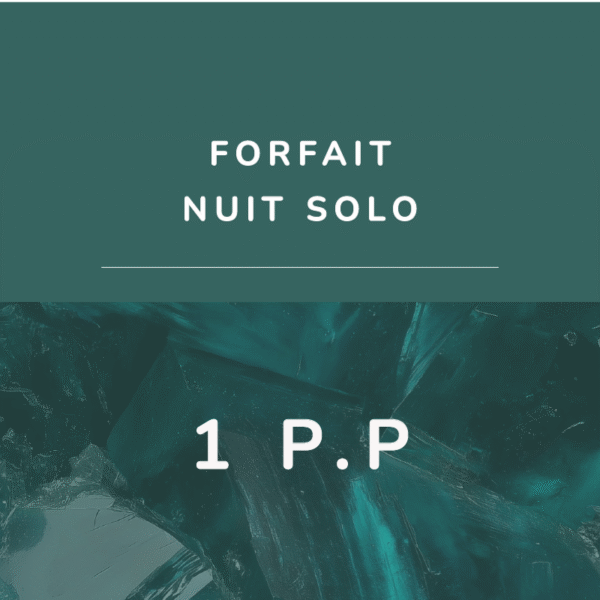 Forfait nuit seul $349