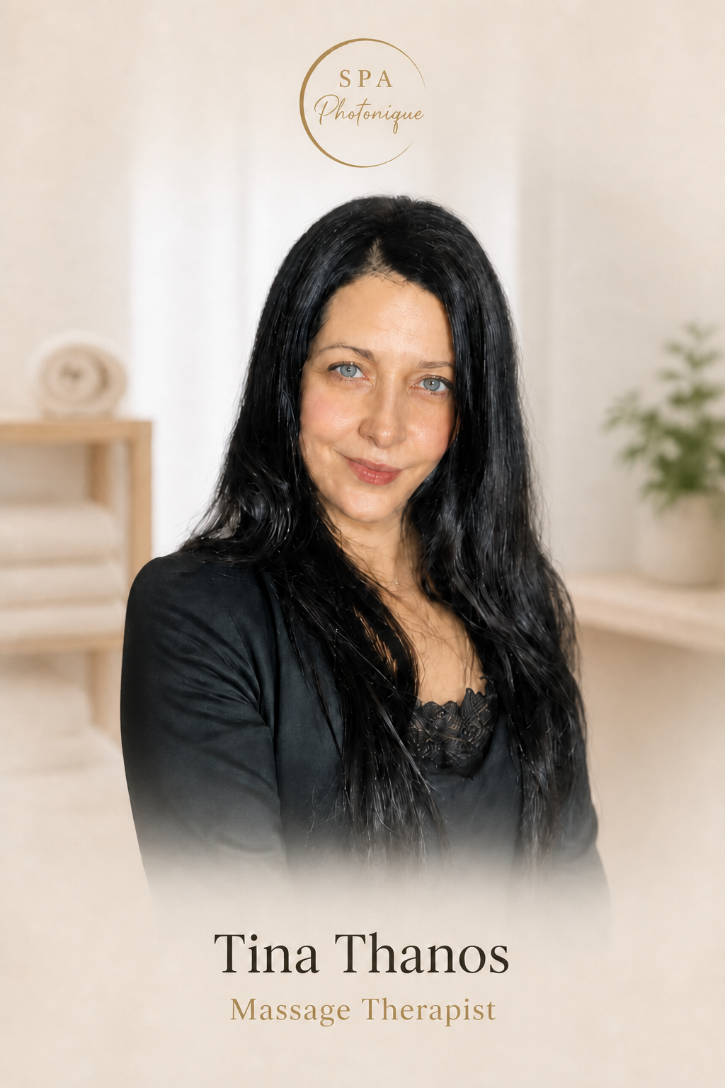 Tina Thanos, massage therapist at Spa Photonique