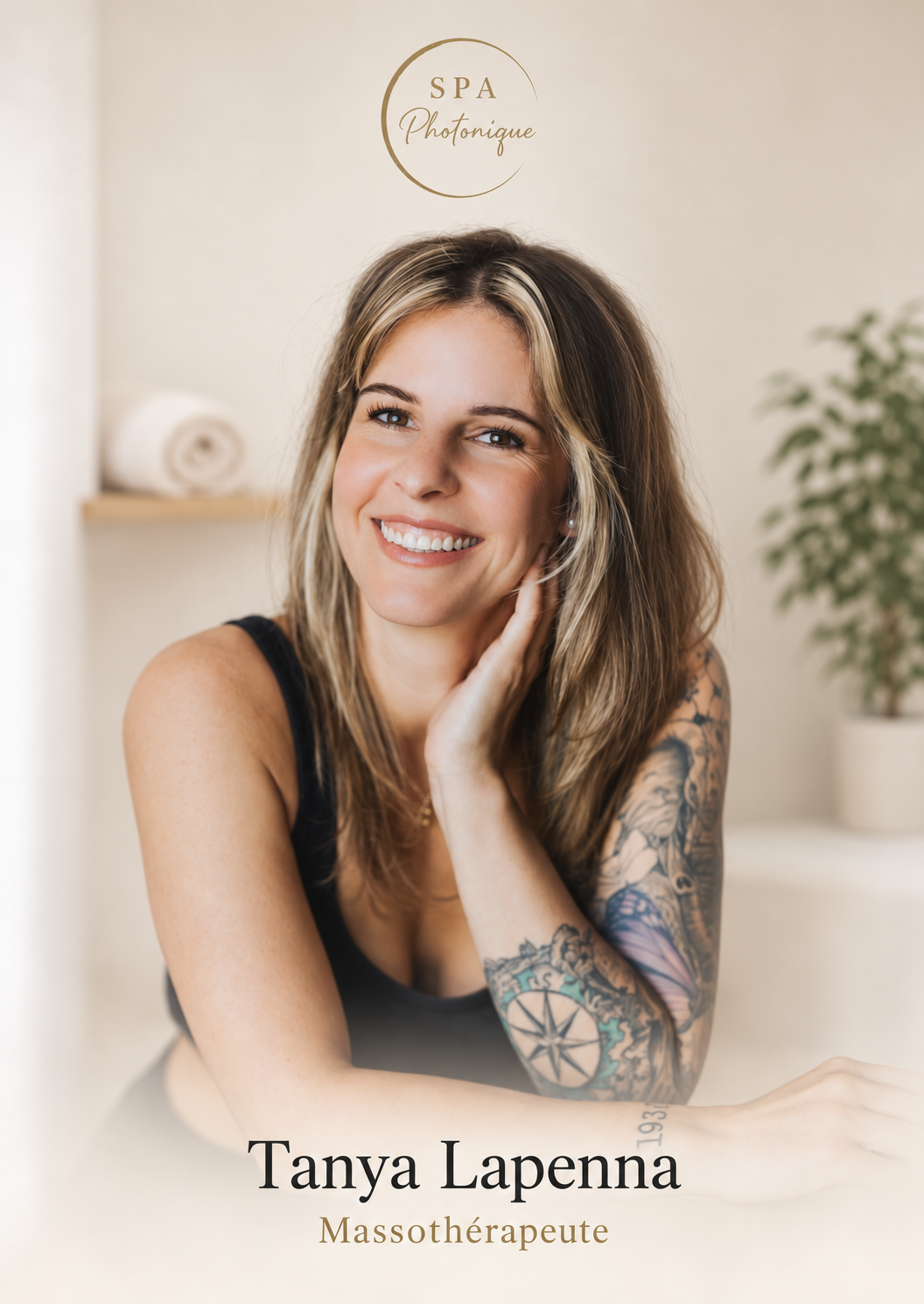 Tanya Lapenna, massothérapeute au Spa Photonique